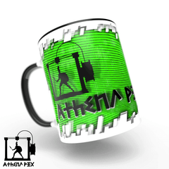 Mug filament 3d modèle 0.5 vert Tasse de couleur de bord noir (11 oz)