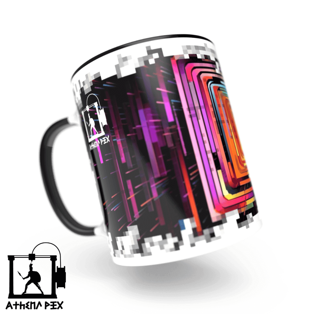 Mug ligne modèle 015 Tasse de couleur de bord noir (11 oz) pixel art 3d print EAEFF99D1E7B4E0AB5D578A63F30ADE1 Athena Pix