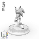 Fichier STL à télécharger | impression 3D - Sonic STL Figurine imprimante 3D ( Offert )