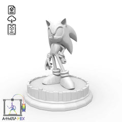 Fichier STL à télécharger | impression 3D - Sonic STL Figurine imprimante 3D ( Offert ) Présentation du fichier STL : Description du Produit: Plongez dans l'univers emblématique de Sonic avec notre figurine 3D à imprimer. Profitez de notre fichier STL tél