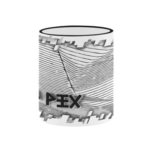 
            
                Charger l&amp;#39;image dans la galerie, Mug filament 3d modèle 0.1 blanc Tasse de couleur de bord noir (11 oz)
            
        