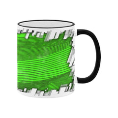 Mug filament 3d modèle 0.5 vert Tasse de couleur de bord noir (11 oz) Mug Modèle 0.5 vert Tasse de couleur de bord (11 oz) Modèle de présentation 3D rendu du motif globale. Pour mieux vous montré sa représentation. Chez Athena Pix, nous avons pour mission
