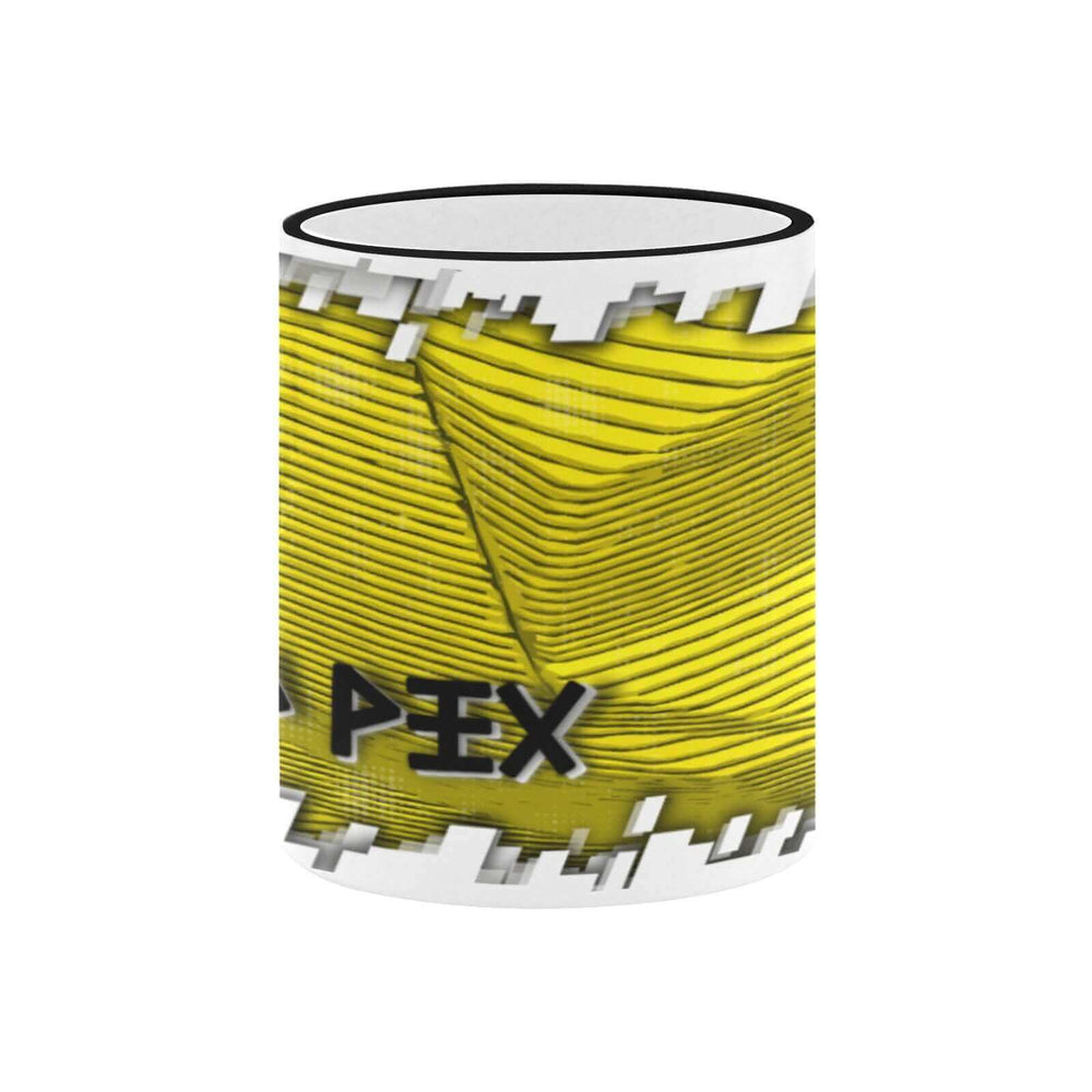
            
                Charger l&amp;#39;image dans la galerie, Mug filament 3d modèle 0.3 jaune Tasse de couleur de bord noir (11 oz)
            
        