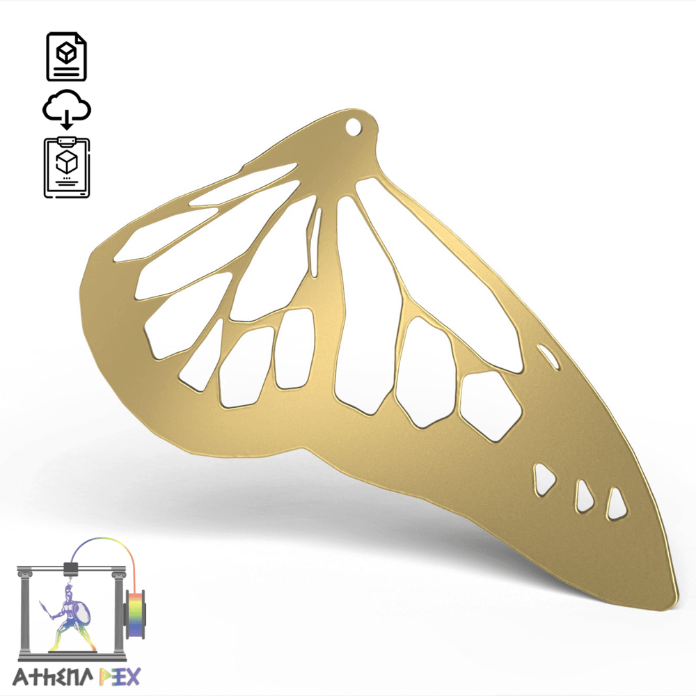 fichier stl bijoux boucles papillon athenapix