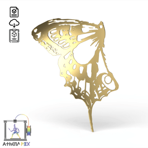 fichier stl aile papillon boucles athenapix