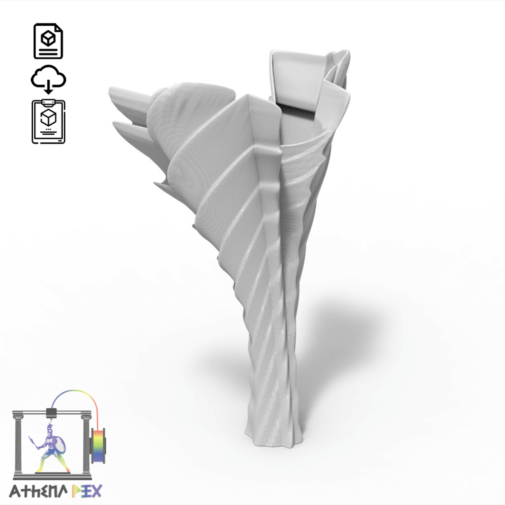 Fichier STL déco à télécharger, impression 3D, Vase imprimante 3D spirale ange