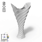 Fichier STL déco à télécharger impression 3D, Vase imprimante 3D spirale
