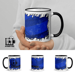 Mug filament 3d modèle 0.2 bleu Tasse de couleur de bord noir (11 oz) Mug Modèle 0.2 bleu Tasse de couleur de bord (11 oz) Modèle de présentation 3D rendu du motif globale. Pour mieux vous montré sa représentation. Chez Athena Pix, nous avons pour mission