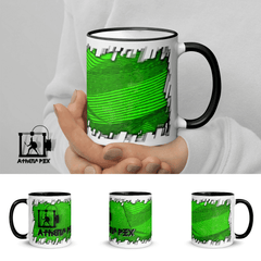 Mug filament 3d modèle 0.5 vert Tasse de couleur de bord noir (11 oz) Mug Modèle 0.5 vert Tasse de couleur de bord (11 oz) Modèle de présentation 3D rendu du motif globale. Pour mieux vous montré sa représentation. Chez Athena Pix, nous avons pour mission